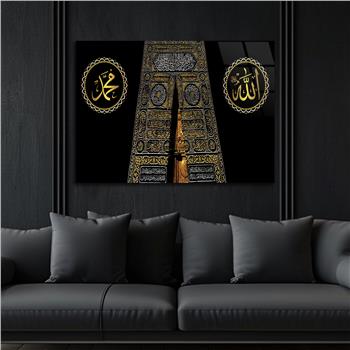 Religiöses Thema auf bedrucktem Glas