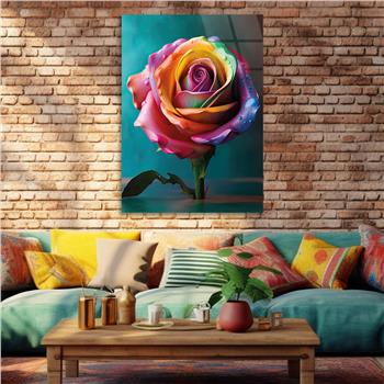 Vertical Tempered Glasss Wall Arts Natured-Themed134