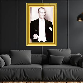 MUSTAFA KEMAL ATATÜRK Tempered Glasss Wall Art 