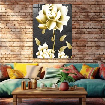 Vertical Tempered Glasss Wall Arts Natured-Themed107