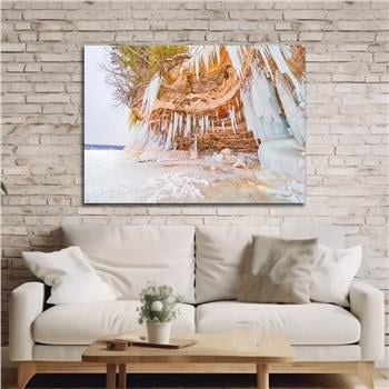 Horizontal Natured-Themed Tempered Glass Wall Art 258