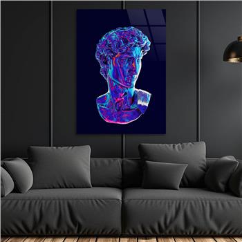 Kunst Thema auf bedrucktem Glas