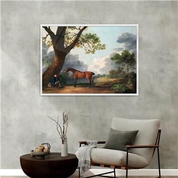 Aluminum-Framed Art-Themed Tempered Glass Wall Art 108