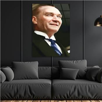 MUSTAFA KEMAL ATATÜRK Tempered Glasss Wall Art 