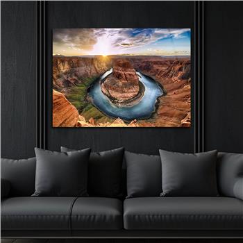 Tempered Glasss Wall Arts Natured-Themed