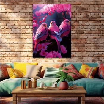 Vertical Tempered Glasss Wall Arts Natured-Themed170