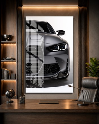 Siyah BMW M4 Competition Cam Tablo
