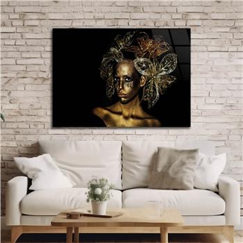 Kunst Thema auf bedrucktem Glas