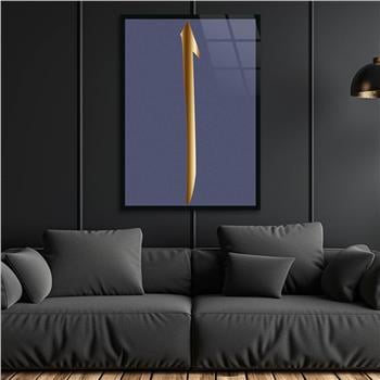 Alif Glass Islamic Wall Art , Elif  Letter Tempered Glass Wall Art