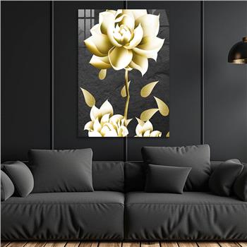 Vertical Tempered Glasss Wall Arts Natured-Themed107