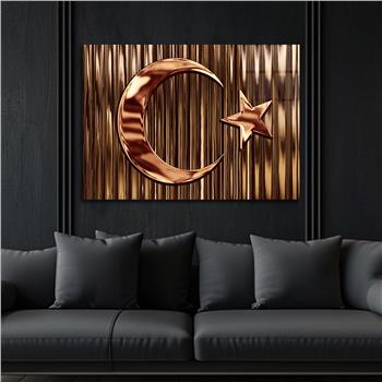 Horizontal National-Themed Tempered Glass Wall Art 91