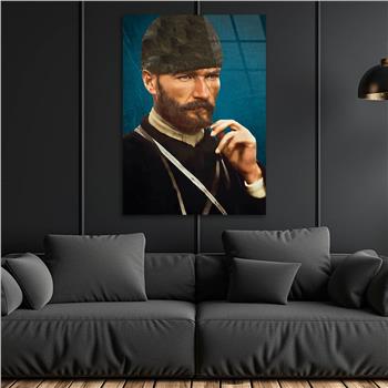 MUSTAFA KEMAL ATATÜRK Tempered Glasss Wall Art