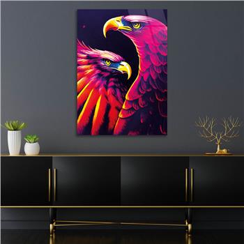 Vertical Tempered Glasss Wall Arts Natured-Themed171