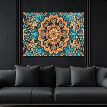 Horizontal Art-Themed Tempered Glass Wall Art 314