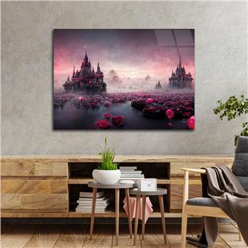 Horizontal Natured-Themed Tempered Glass Wall Art 324