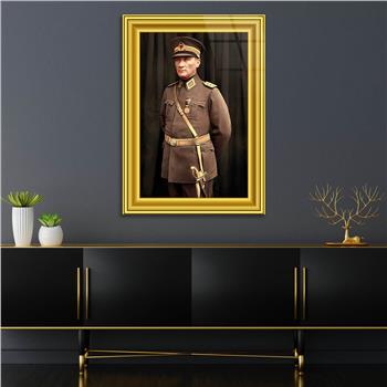 MUSTAFA KEMAL ATATÜRK Tempered Glasss Wall Art 
