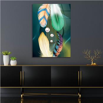 Vertical Tempered Glasss Wall Arts Art-Themed256