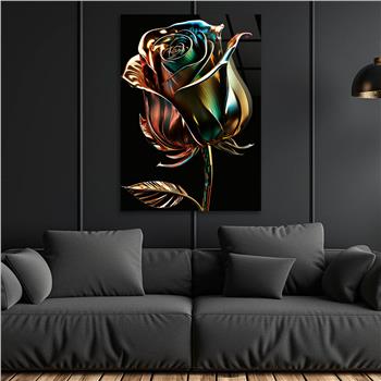 Vertical Tempered Glasss Wall Arts Natured-Themed128