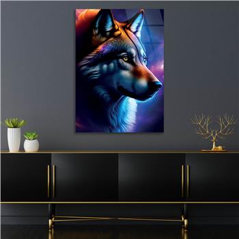 Vertical Tempered Glasss Wall Arts Natured-Themed194