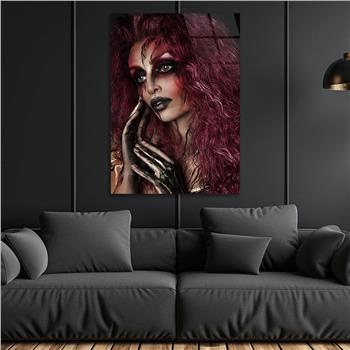 Kunst Thema auf bedrucktem Glas