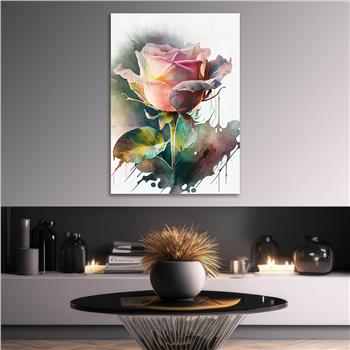 Vertical Tempered Glasss Wall Arts Natured-Themed114
