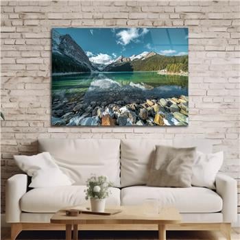Horizontal Natured-Themed Tempered Glass Wall Art 277