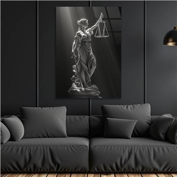 Dikey Sanat Temalı Cam Tablo 591