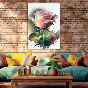 Vertical Tempered Glasss Wall Arts Natured-Themed114