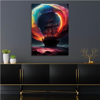 Vertical Tempered Glasss Wall Arts Natured-Themed173
