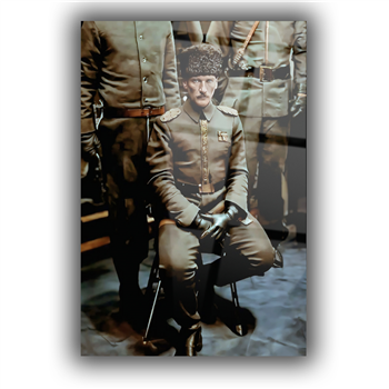 Dikey VatanTemalı Cam Tablo 284