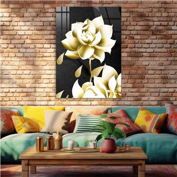 Vertical Tempered Glasss Wall Arts Natured-Themed108