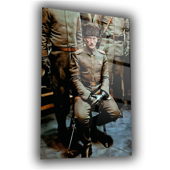 Dikey VatanTemalı Cam Tablo 284