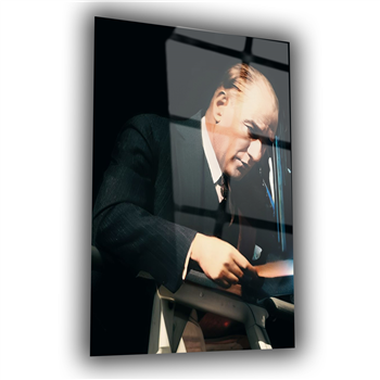 Dikey VatanTemalı Cam Tablo 214
