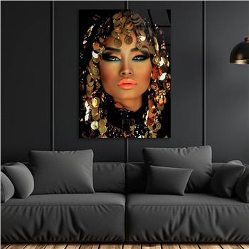 Kunst Thema auf bedrucktem Glas