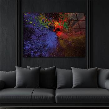Horizontal Art-Themed Tempered Glass Wall Art 346