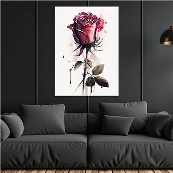 Vertical Tempered Glasss Wall Arts Natured-Themed132