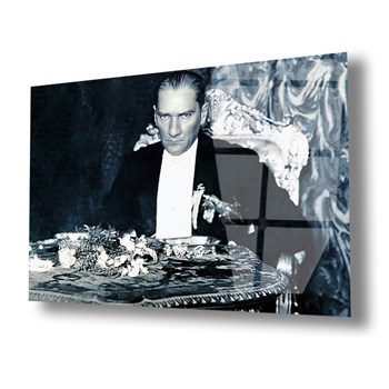 MUSTAFA KEMAL ATATÜRK Tempered Glass Wall Art