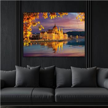 Horizontal Natured-Themed Tempered Glass Wall Art 274