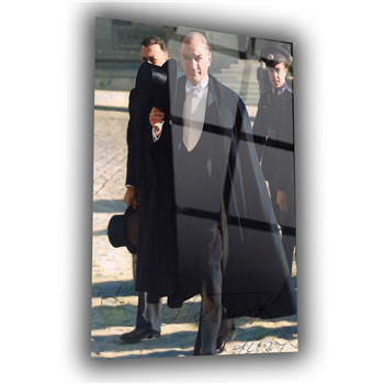 Dikey VatanTemalı Cam Tablo 139