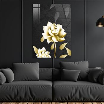 Vertical Tempered Glasss Wall Arts Natured-Themed106