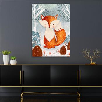 Dikey Sanat Temalı Cam Tablo 474