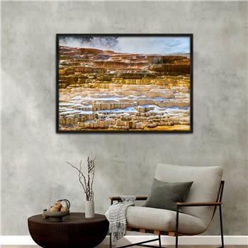 Aluminum-Framed Natured-Themed Tempered Glass Wall Art 175