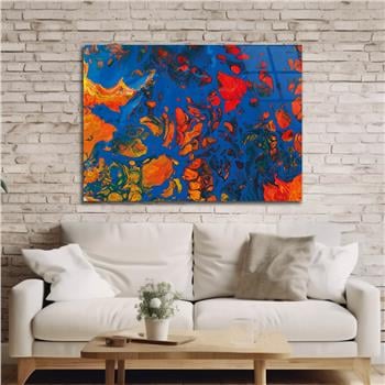 Horizontal Art-Themed Tempered Glass Wall Art 250