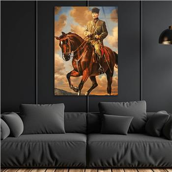 MUSTAFA KEMAL ATATÜRK Tempered Glasss Wall Art 