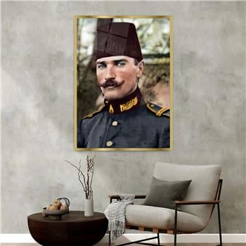 Alüminyum Çerçeveli Vatan Temalı Cam Tablo 059