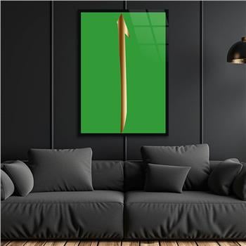 Alif Glass Islamic Wall Art , Elif  Letter Tempered Glass Wall Art
