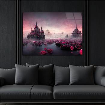 Horizontal Natured-Themed Tempered Glass Wall Art 324