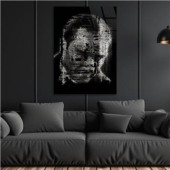 Dikey VatanTemalı Cam Tablo 132