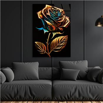 Dikey Doğa Temalı Cam Tablo139