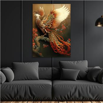 Vertical Tempered Glasss Wall Arts Natured-Themed178